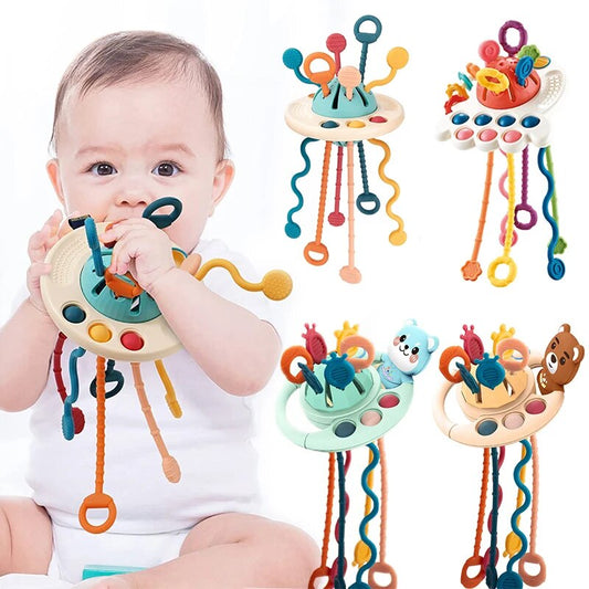 Montessori Silicone Pulling Toy